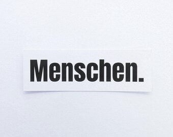 Menschen - Sticker - Set of 5 - Friendship stickers | show your message | mental health | Actionism | Empowerment