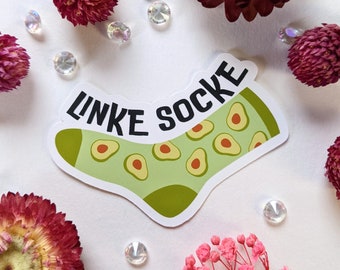 Linke Socke - Left Alternative Sticker | Show Your Message | support people | against patriarchy | Actionism | Empowerment