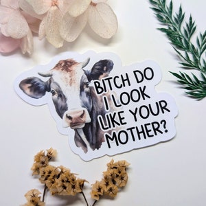 Niet je moeder - Ga vegan Sticker | toon uw bericht | veganisme | voor de dieren | Empowerment | activisme