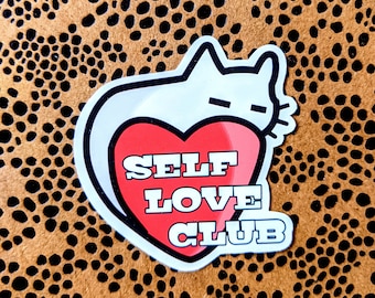 Self love club - Feminist vinyl stickers