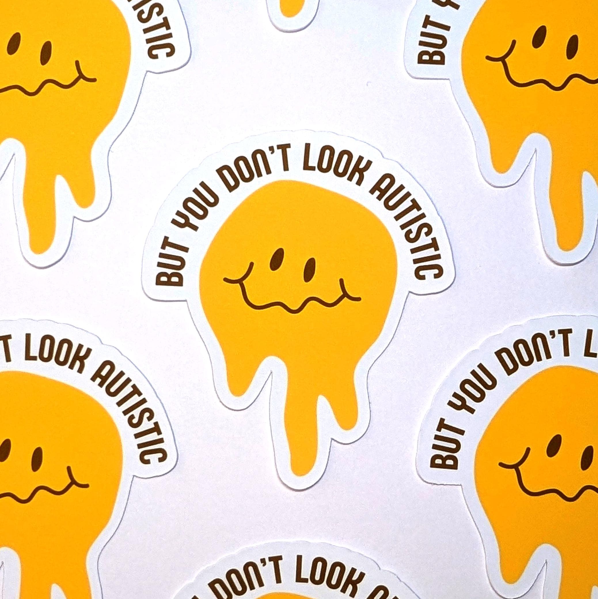 First Look Sticker No Autistic Look - Feminist Stickers | Show Your Message | Support ...