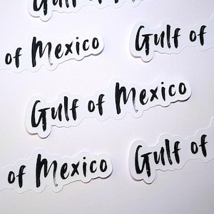 Golf van Mexico - linkse alternatieve stickers | toon uw bericht | mensen ondersteunen | tegen het patriarchaat | Actionisme