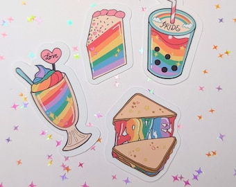 Set di menu Pride - Adesivi in vinile queer