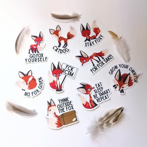 Das ultimative Foxy - Sticker - Set - wholesome sticker | cute supportive und als Geschenk für Freund*innen geeignet! Fox Fuchs
