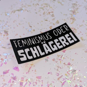 Schlägerei - Feministische Sticker | zeig deine message | support people | gegen das Patriarchat | Aktionismus | Empowerment