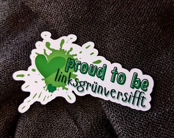 left-green-soiled - left-wing alternative vinyl stickers