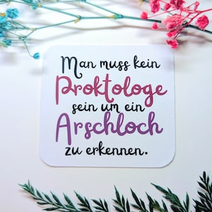 Proctologist - links alternatieve stickers | toon uw bericht | mensen ondersteunen | activisme | Machtiging