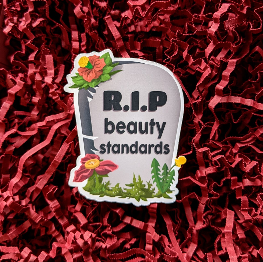 RIP beauty standards - Feministische Sticker aus Vinyl - Etsy Österreich