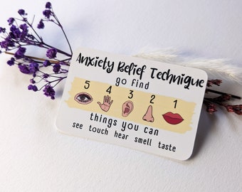 5-4-3-2-1-method - reminder stickers | show your message | awareness | mental health | Actionism | Empowerment