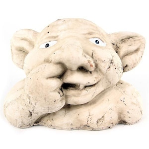 Latex mould for making this Nose Picking Gargoyle