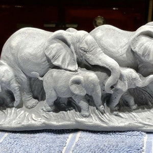 Latex Mould for making this lovely Elephant Family