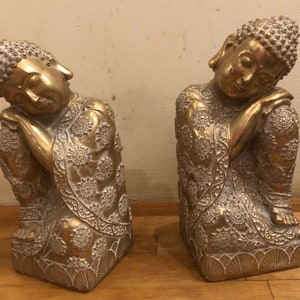 Latex Mould for making this lovely Pair of Buddha Bookends