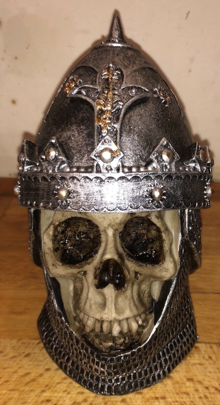 Latex mould for making this Armoured skull