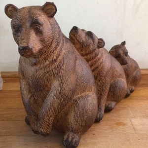 Latex Mould for making this lovely Bear statue