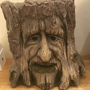 latex Mould for making this Tree Face planter