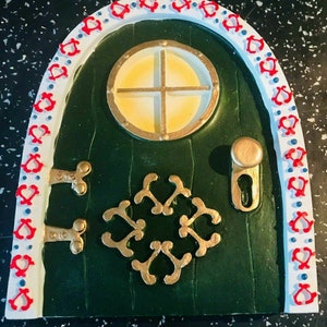 Latex Mould for making this Chunky Christmas Door