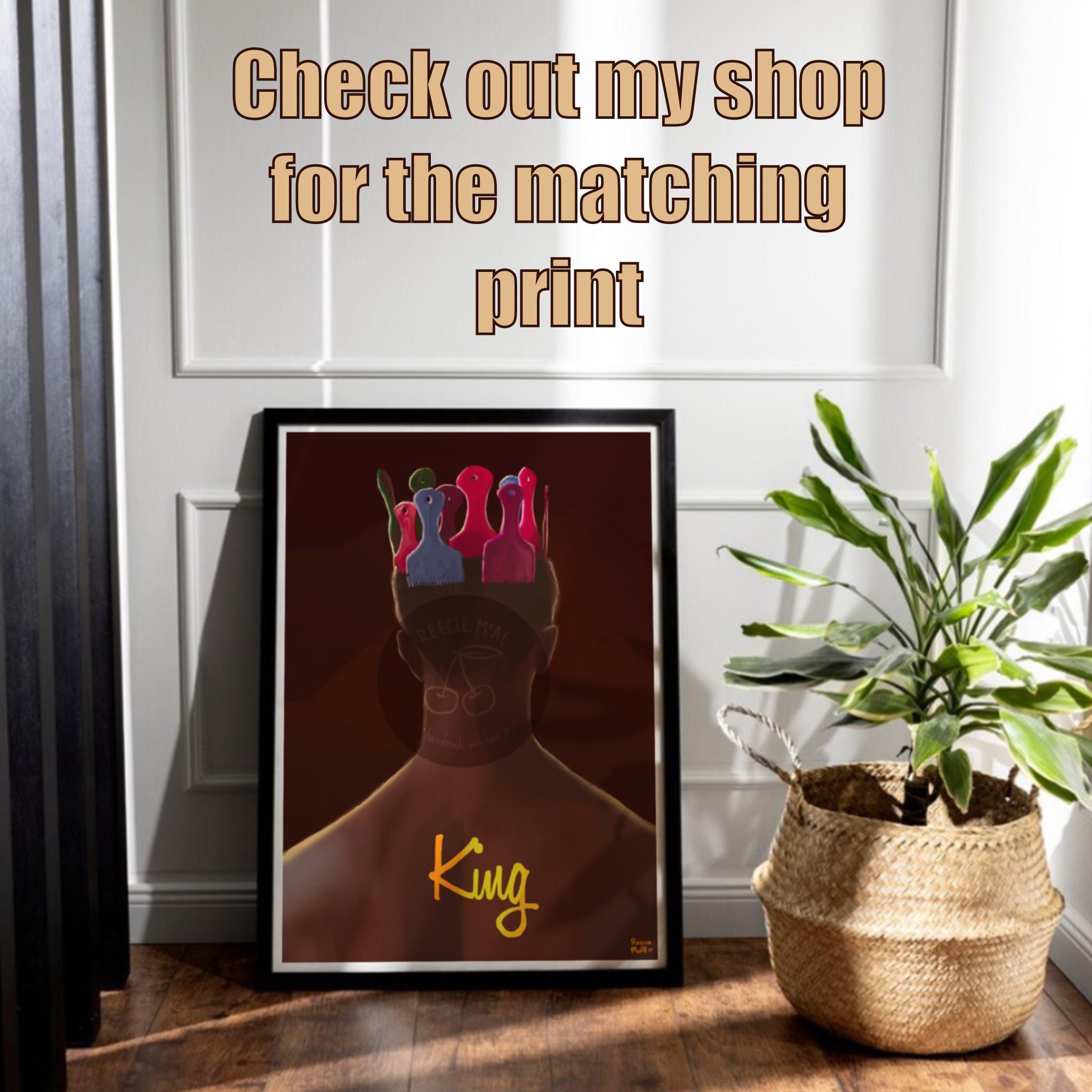 Pretty Man Stickers Sticker Matte Black Man Sticker for Him Black Art Sticker for Her ...