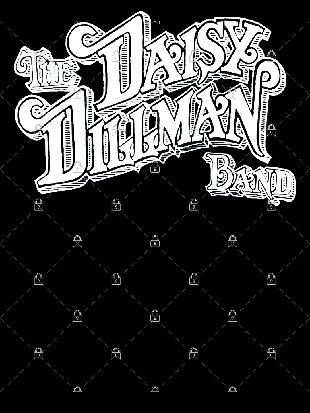 1980s RARE The Daisy Dillman Band, PNG Para impresión, Descarga digital