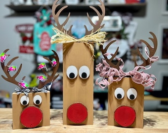 トナカイの家族 | 角 | トナカイの切り抜き | トナカイのクリスマス