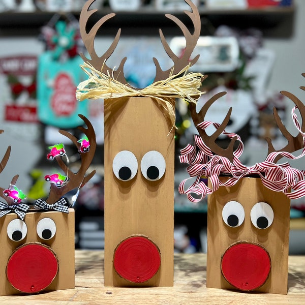 Reindeer Family | Antlers | Reindeer Cutouts | Reindeer Christmas