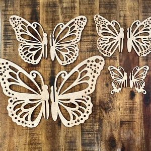 3D Butterflies Butterfly Sping Butterfly Cutout Wreath Attachment ...
