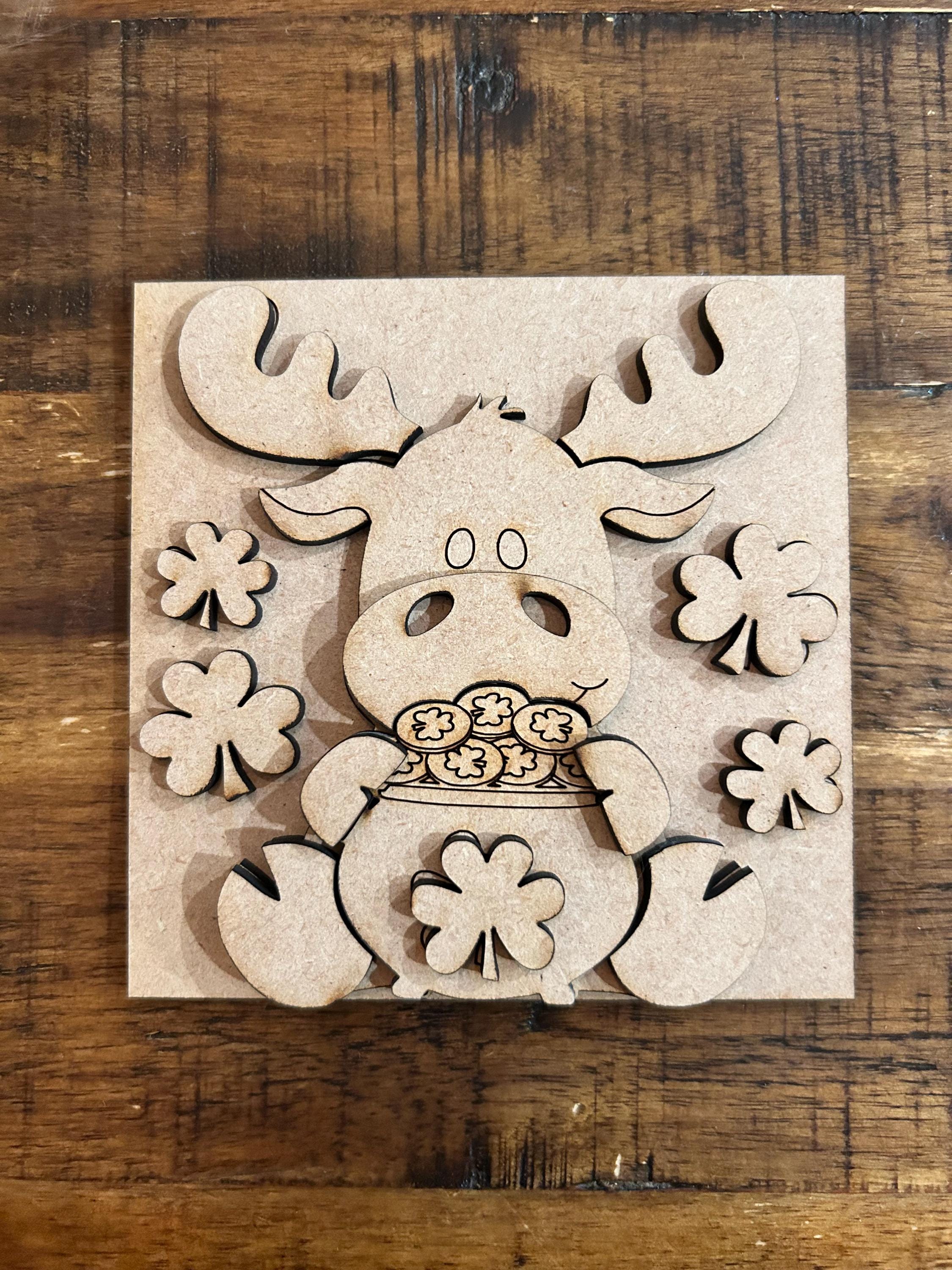 Moose Pot of Gold Interchangeable Insert for Cutting Board or Pedestals ...