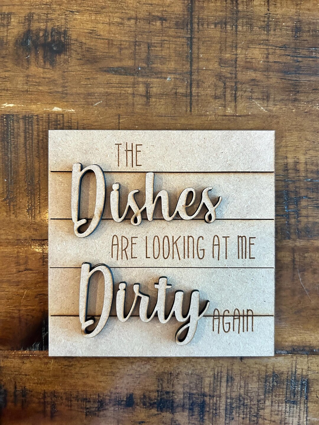 Dishes Are Dirty Interchangeable Insert for Pedestal | Pedestal ...