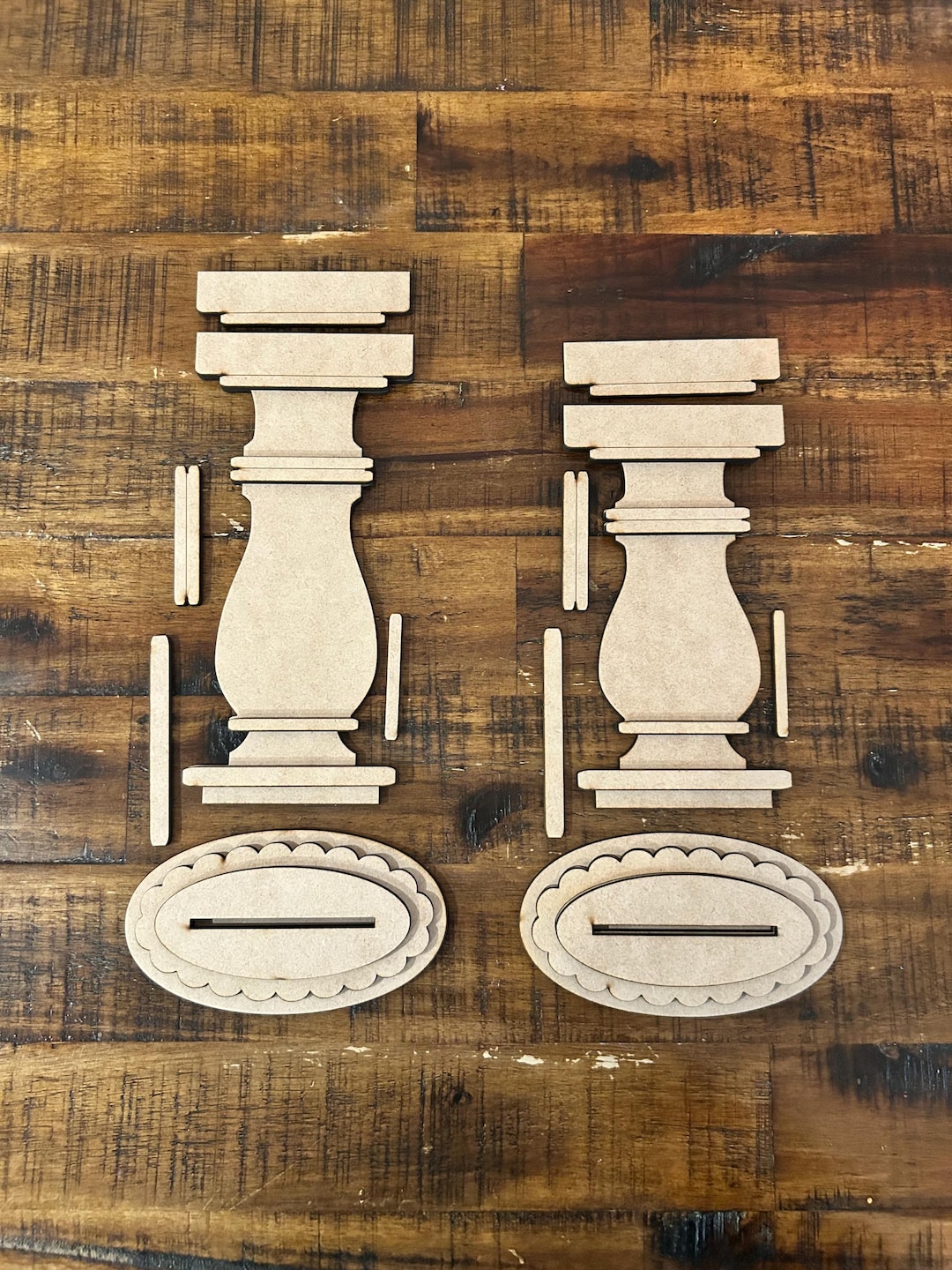 Interchangeable Spindle | Set of 2 | Spindle Shelf Sitter - Etsy