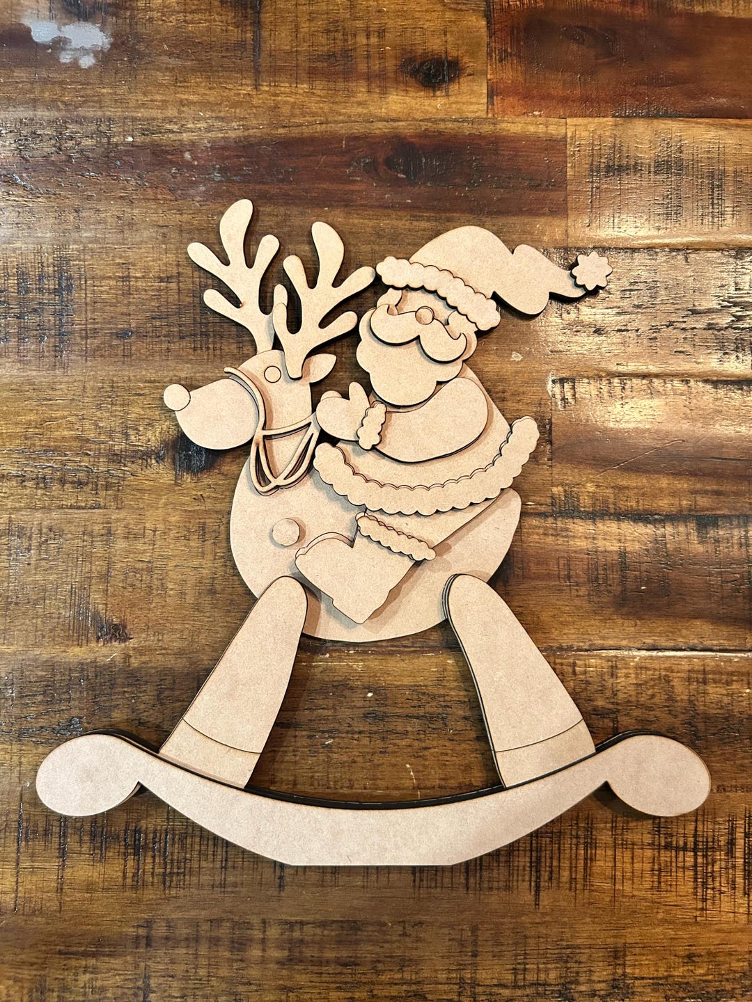 Santa Rocking Horse | Santa Shelf Sitter | Rocking Horse Shelf Sitter ...