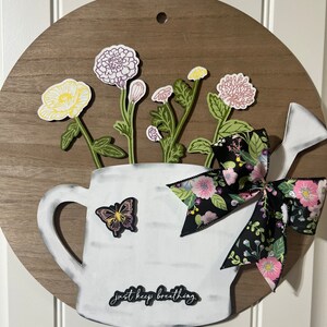 Botanicals March Club Couture Flowers Flower Cutouts Club Cutouts Watering Can image 4