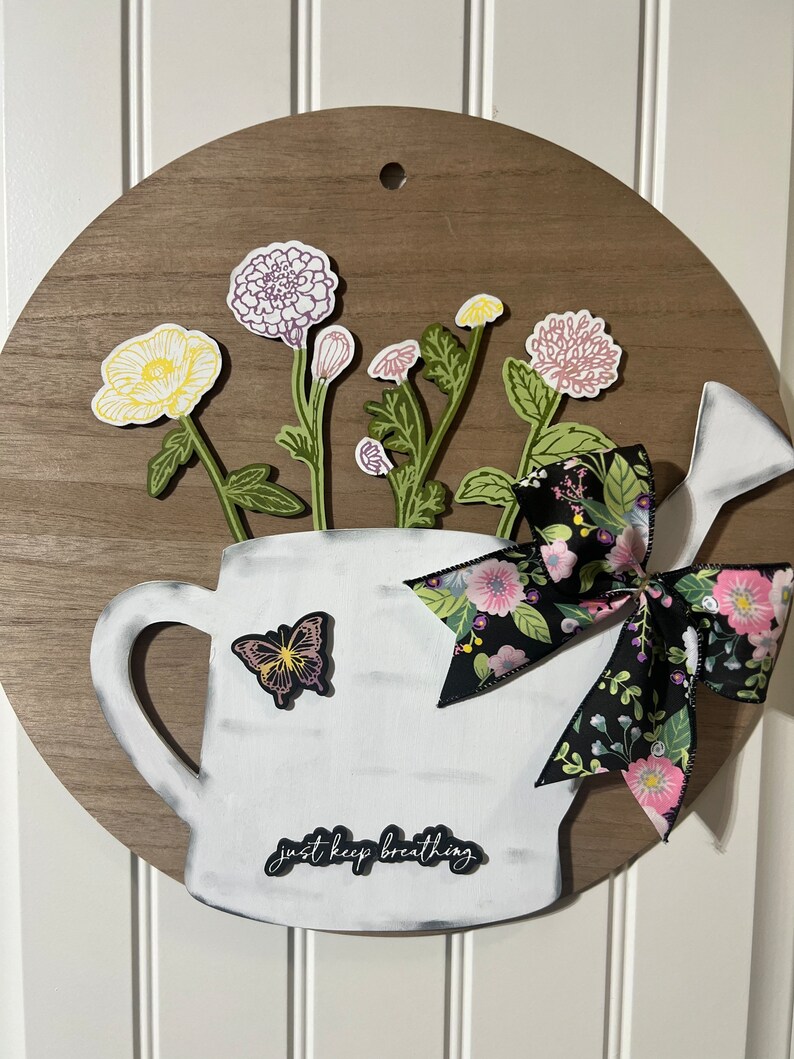 Botanicals March Club Couture Flowers Flower Cutouts Club Cutouts Watering Can image 4