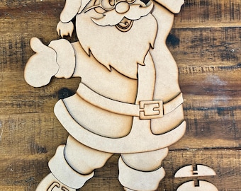 Standing Santa | Santa Cutout | Here Comes Santa Claus