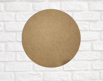 Wood Round | Blank Door Hanger | Round Door Hanger | Round Sign | MDF Laser Cut Round