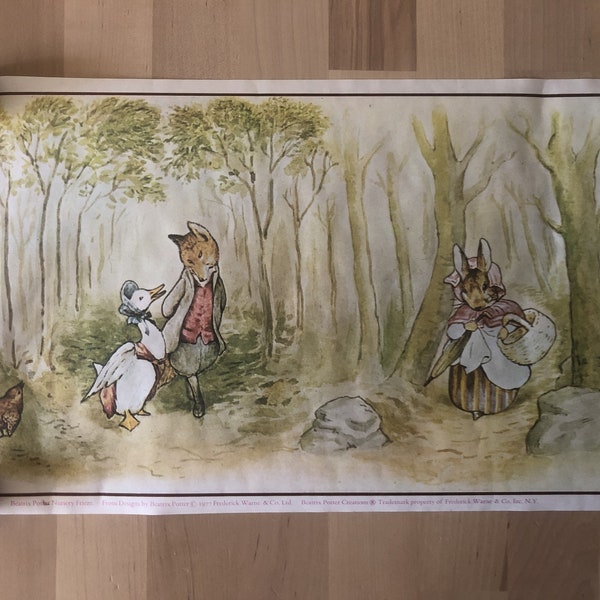 Peter Rabbit Wallpaper Border - Etsy