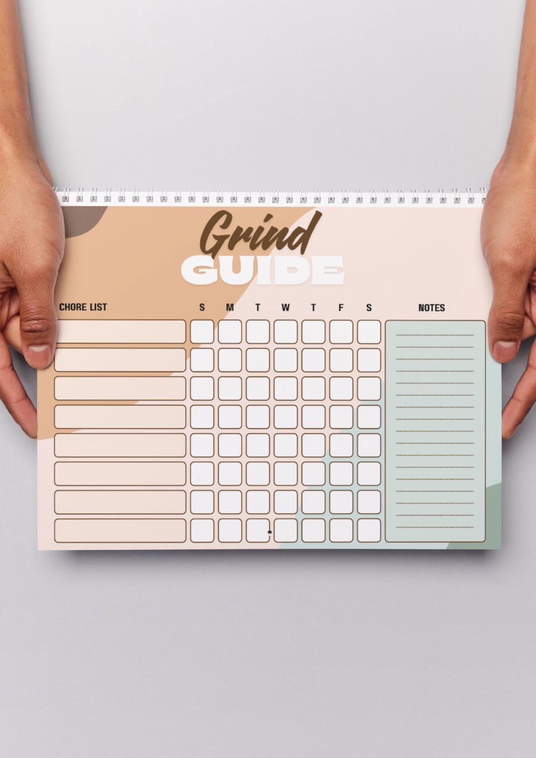 Printable Adult Chore Chart | Household Cleaning Schedule | Editable ...