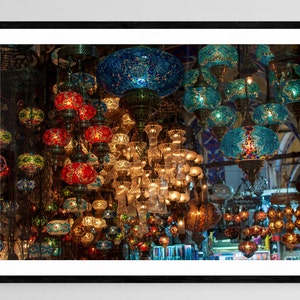 Turkish Lamps, Istanbul - Turkey Photo Unframed Print