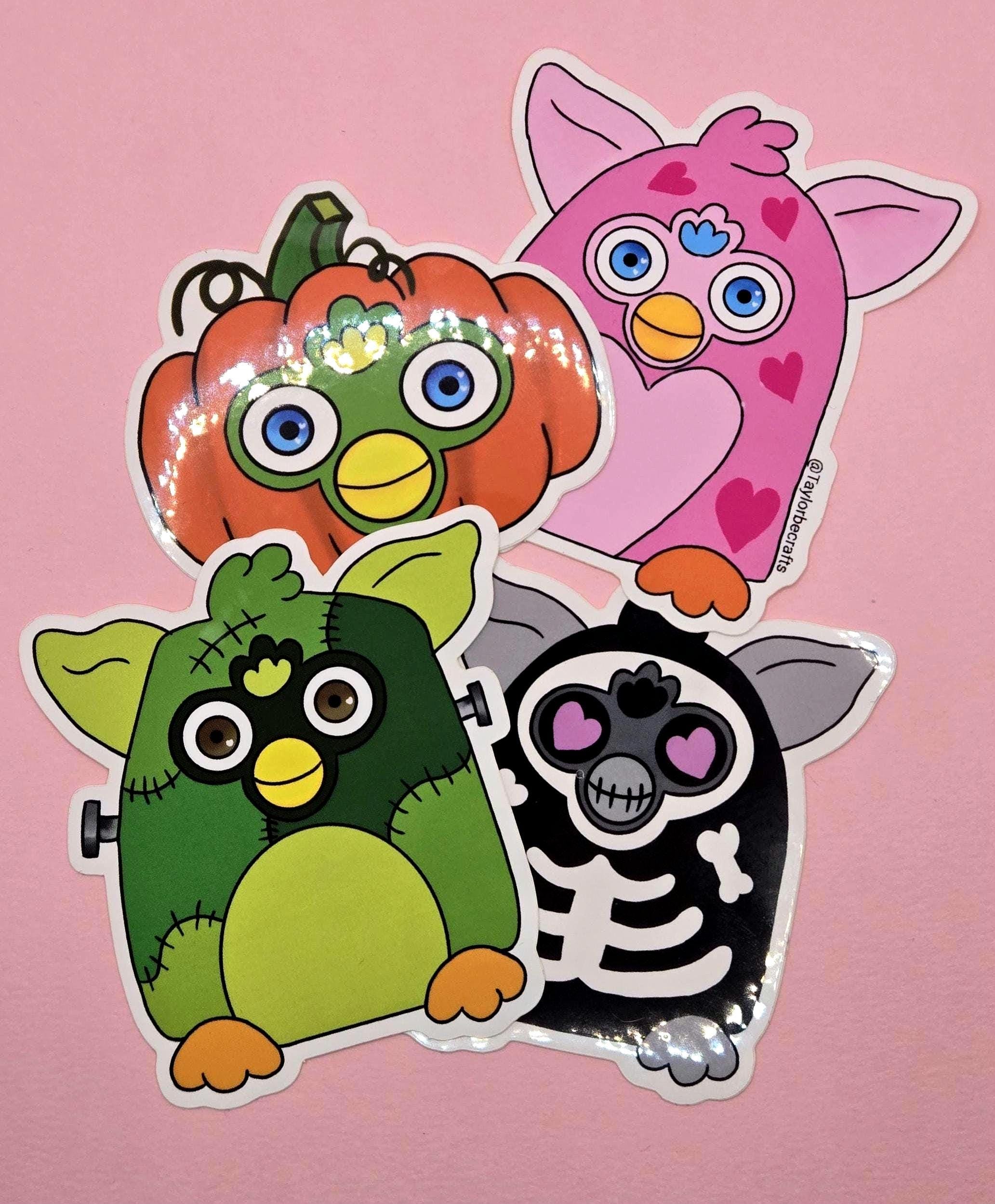 mercibeaucoup 平成レトロメルヘン 耳付きフード フクロウ ポンチョ Old Furby