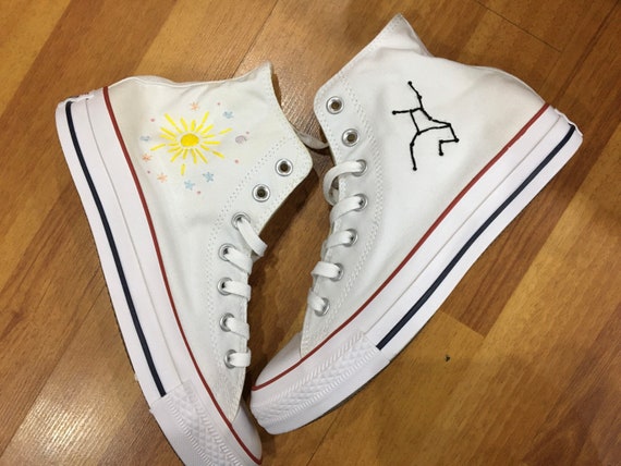 Scarpe Converse CONSTELLATION ricamate su misura / Sweet beach | Etsy Italia