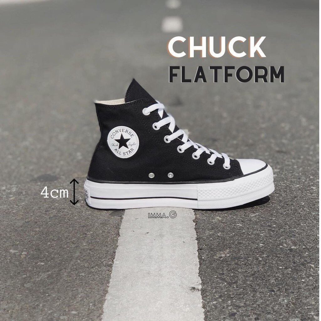 custom high top converse platform