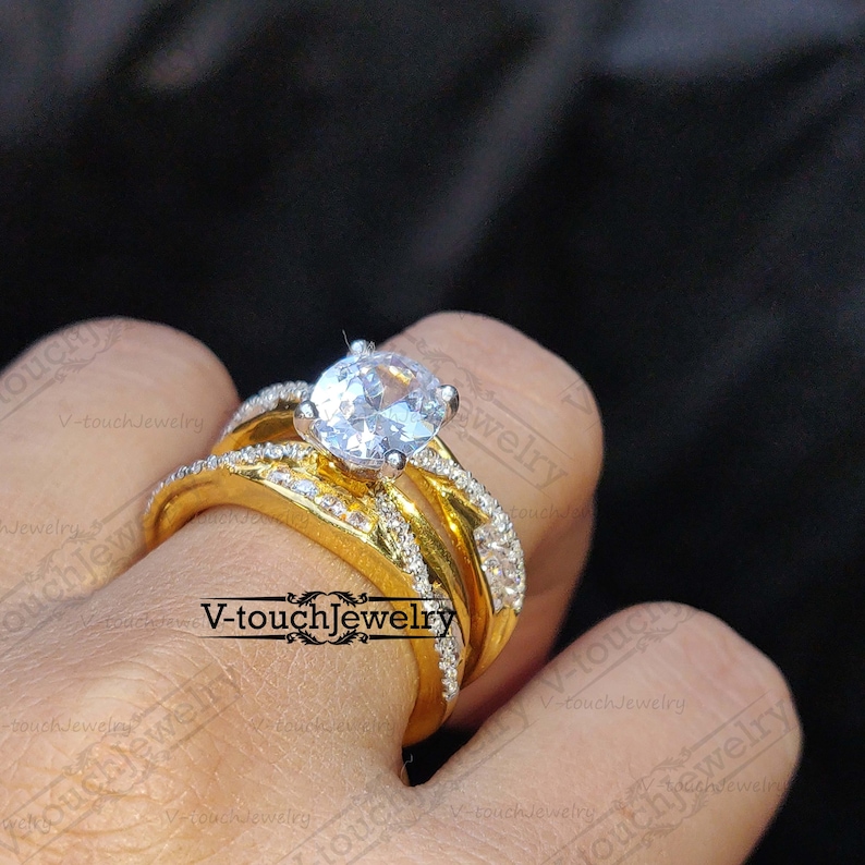 Enhancer Wrap Ring Engagement Wedding Solitaire Ring Authentic Wrap Guard Band For Women Enhancer Ring Guard Wraps For Ring CZ Diamond