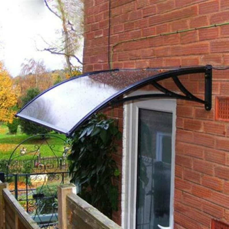 Door Porch Canopy Awning Rain Shelter Outdoor Patio Roof Cover Etsy