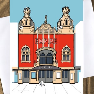 Hackney Empire Theatre London greetings card