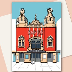 Hackney Empire Theatre, London greetings card