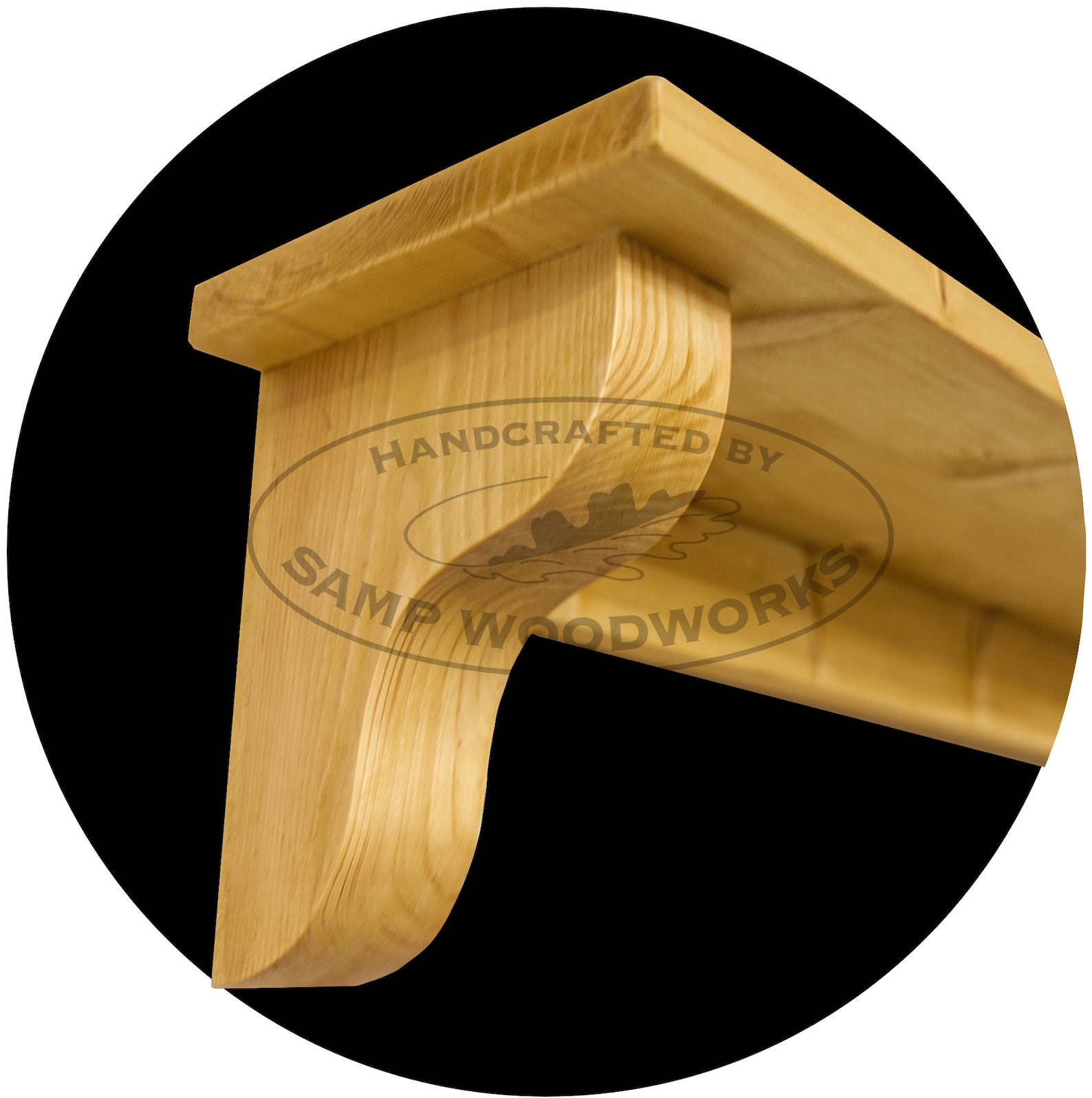 Handmade Wooden Mantel Shelf With Corbels Floating Shelves Pine FREE P