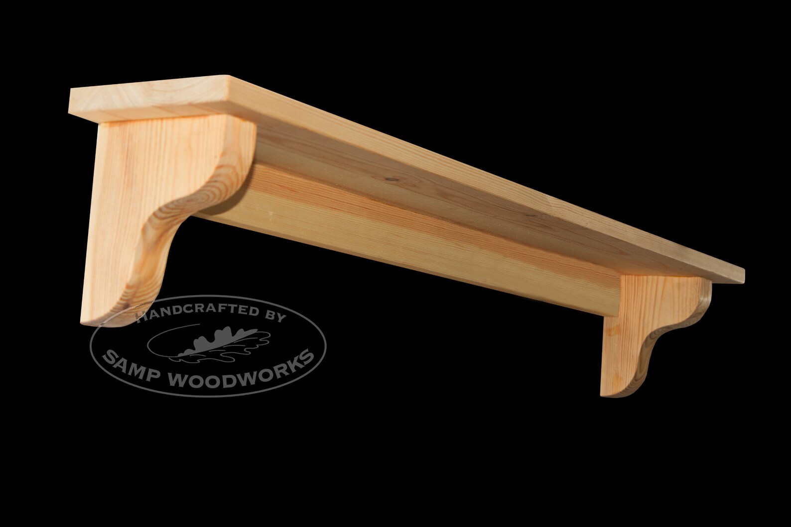 Handmade Wooden Mantel Shelf With Corbels Floating Shelves Pine FREE P