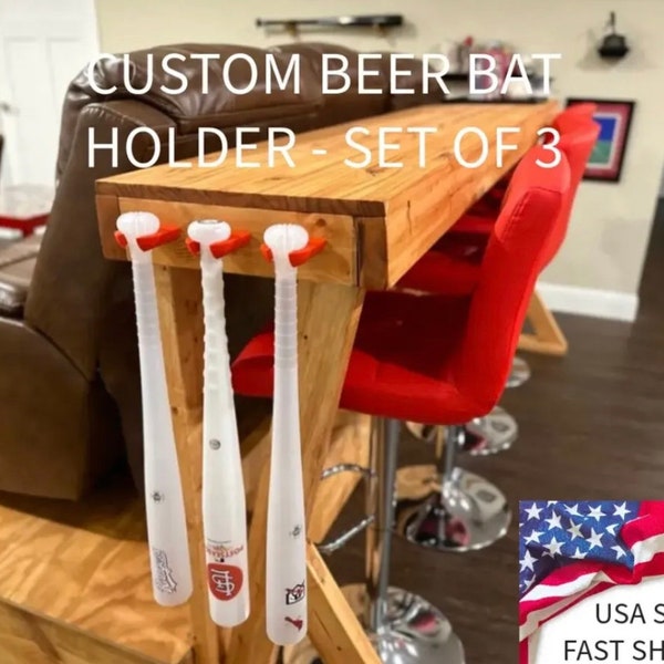 Bar Beer Bat Holder Hanger 3 Per Order