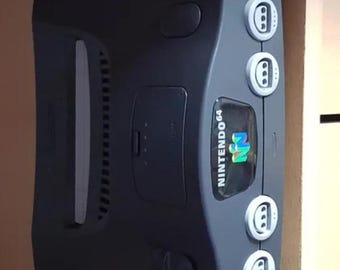 Wall Mount Bracket Holder for vintage Nintendo N64 Console Display
