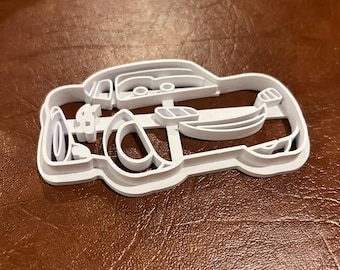 Lightining McQueen from Cars Cookie Cutter.