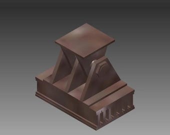 HO Scale Bridge Shoe Pedestal (2 per Order)