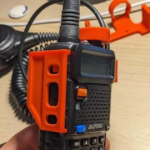 Custom Button Guard Attachment for Baofeng UV-5R, Yaesu Ham Radio Walkie Talkie